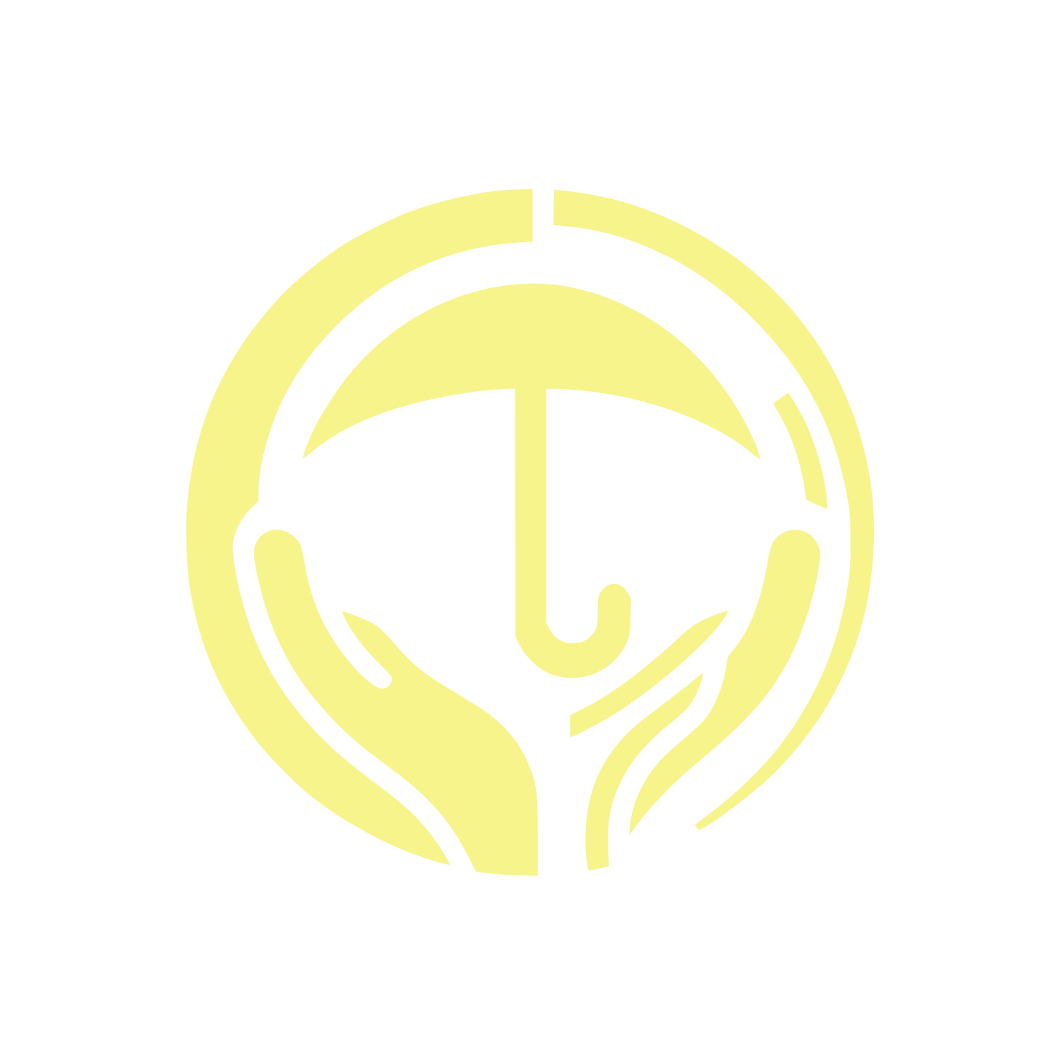 Hands Logo #F7F48B