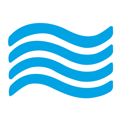 Wavy Lines Flow Logo #00a3e4