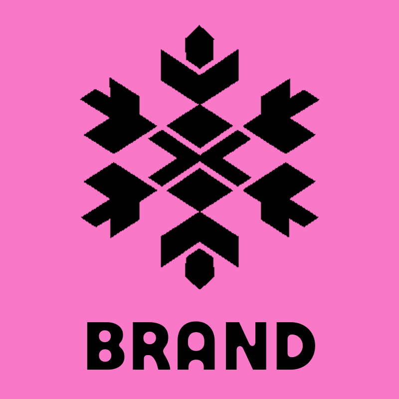 Geometric Snowflake Layered Logo preview