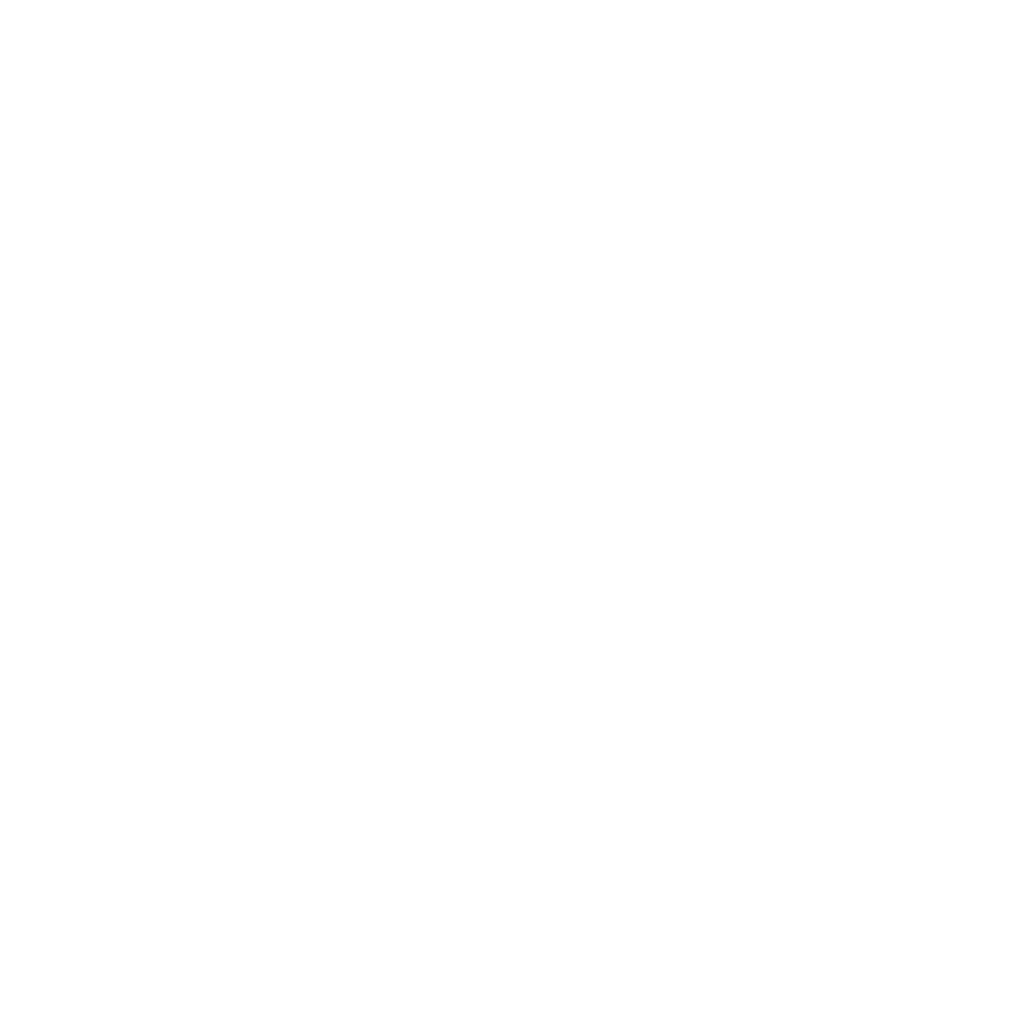 Snowflake Geometric Logo #ffffff