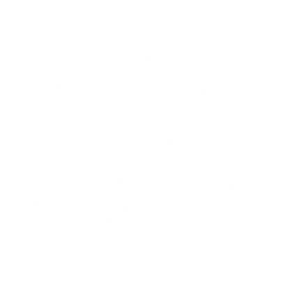 Snowflake Geometric Logo #ffffff