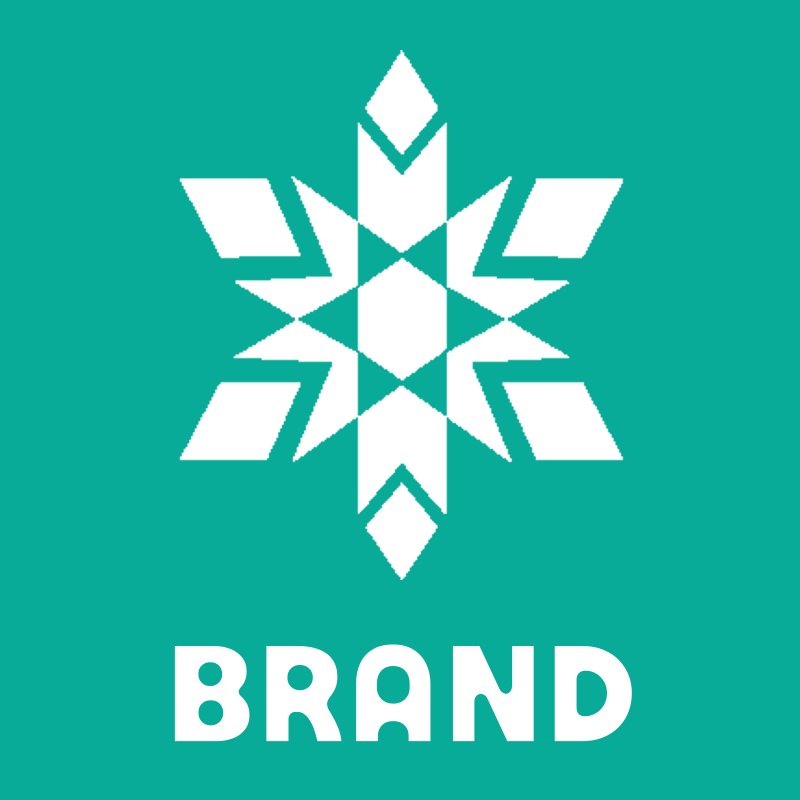 Layered Snowflake Geometric Logo preview