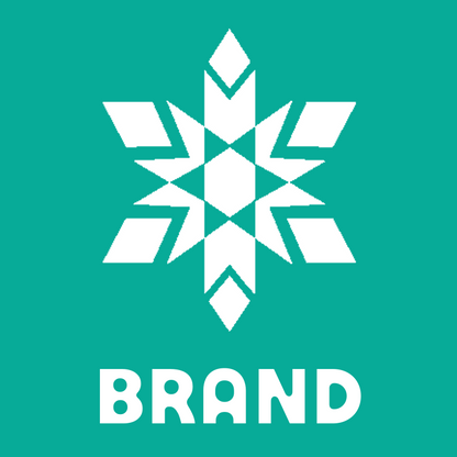 Layered Snowflake Geometric Logo preview