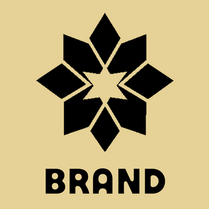 Layered Snowflake Star Logo preview