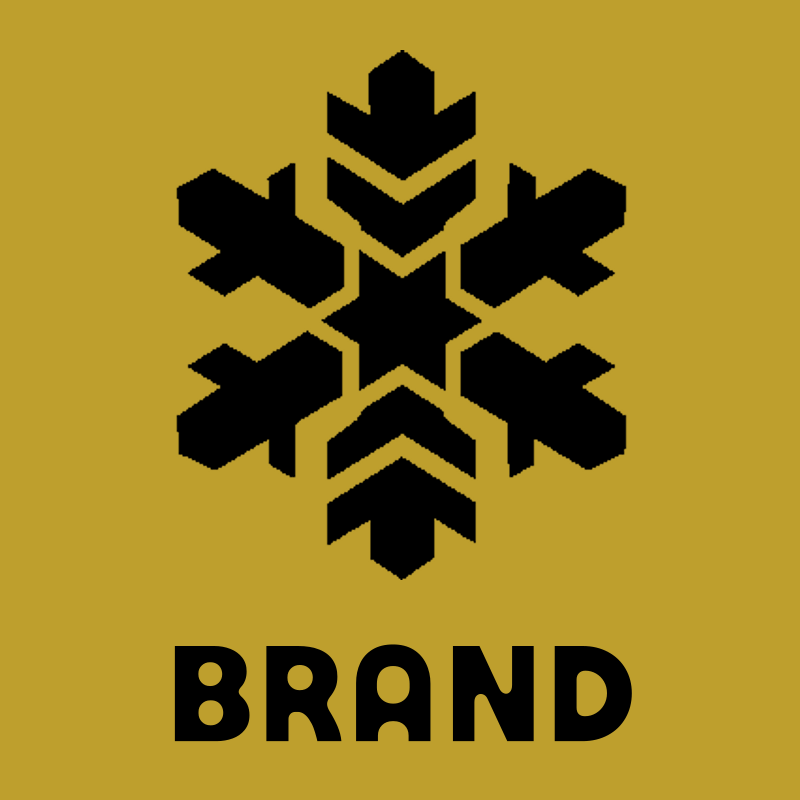 Geometric Snowflake Logo preview