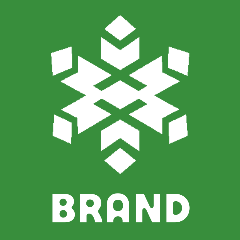 Layered Overlap Snowflake Logo preview