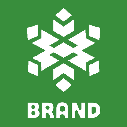 Layered Overlap Snowflake Logo preview