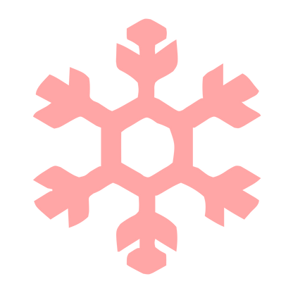 Snowflake Crystal Logo #ffa6a6