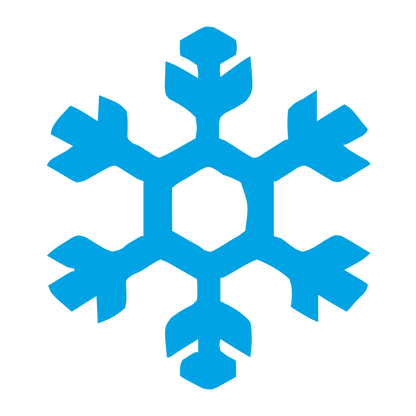 Snowflake Crystal Logo #00a3e4
