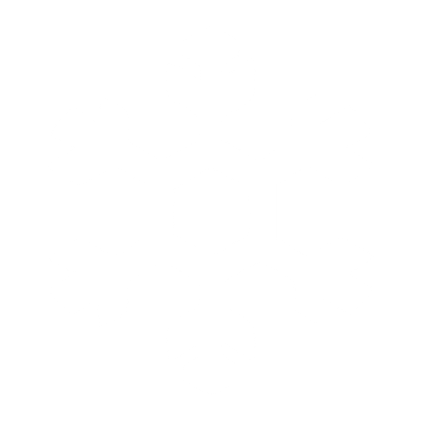 Snowflake Crystal Logo #ffffff