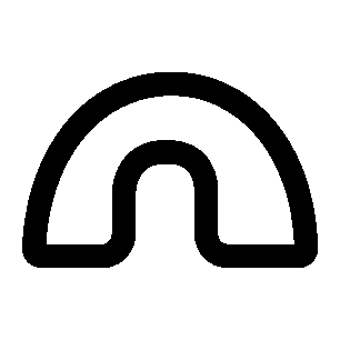 Monoline Arch Tunnel Logo