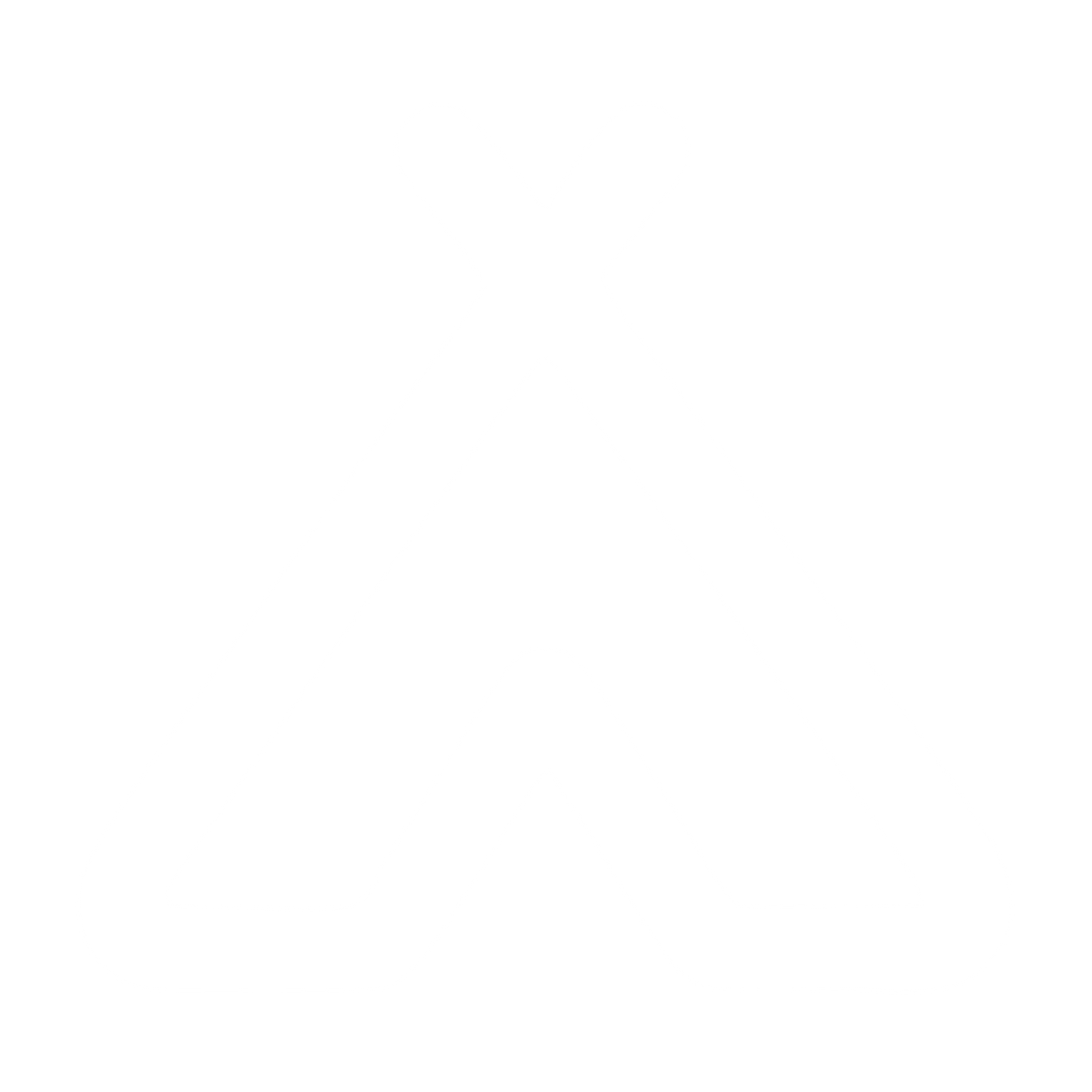 Monoline Tent Logo #ffffff