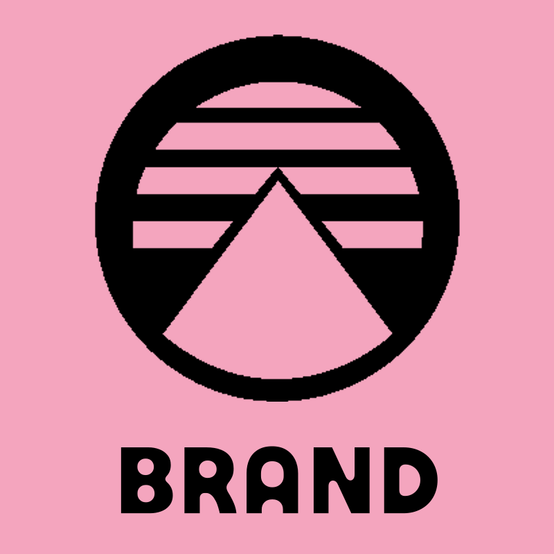 Pyramid Striped Circle Logo preview