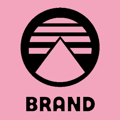 Pyramid Striped Circle Logo preview