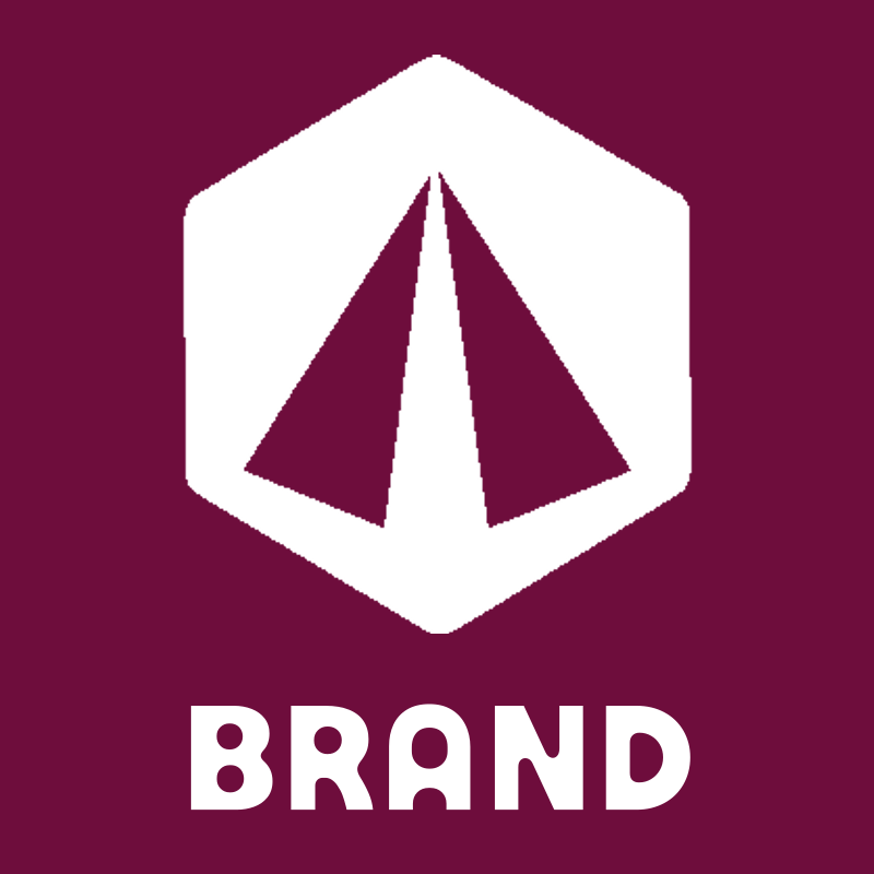 Hexagon Pyramid Negative Space Logo preview