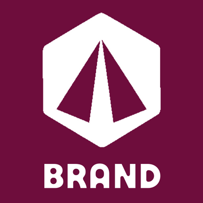 Hexagon Pyramid Negative Space Logo preview