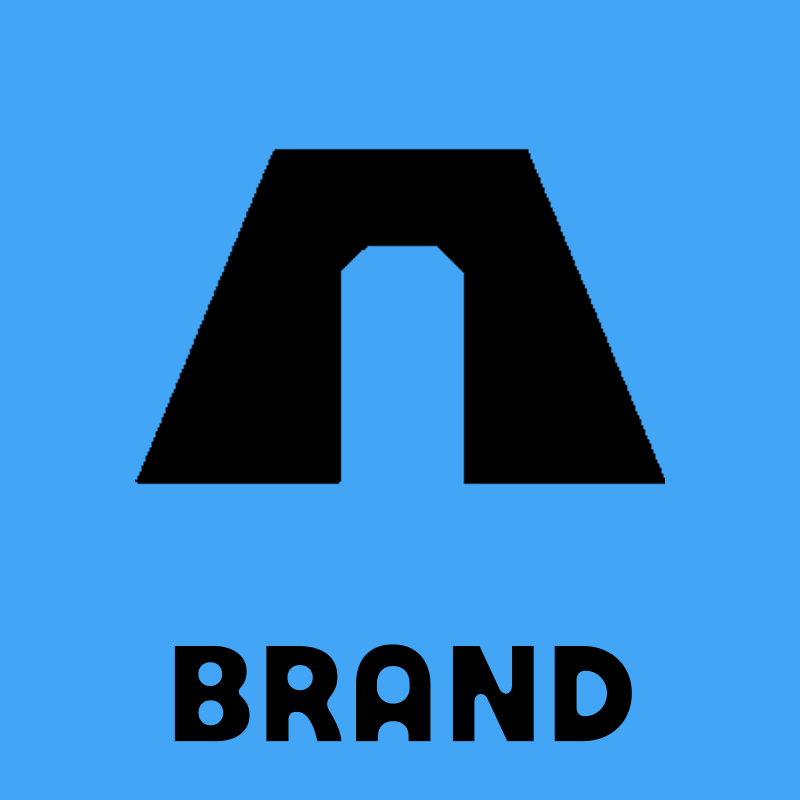 Brutalist Arch Gateway Logo preview