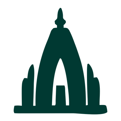 Temple Arch Spire Logo #003932