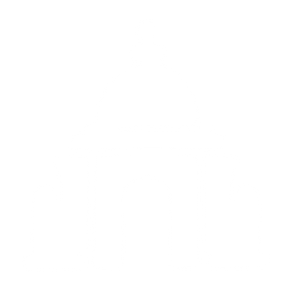 Domed Temple Arch Logo #ffffff