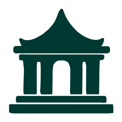 Asian Temple Pagoda Logo #003932
