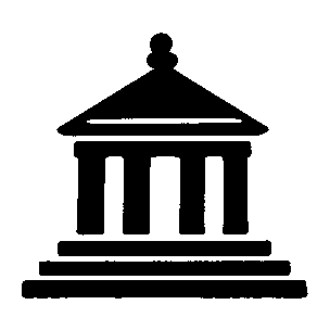 Classical Temple Building Logo