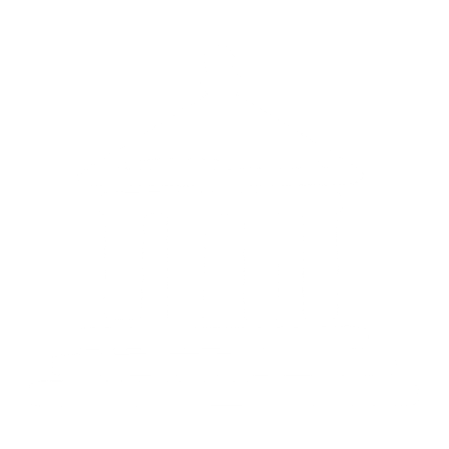 Classical Temple Building Logo #ffffff