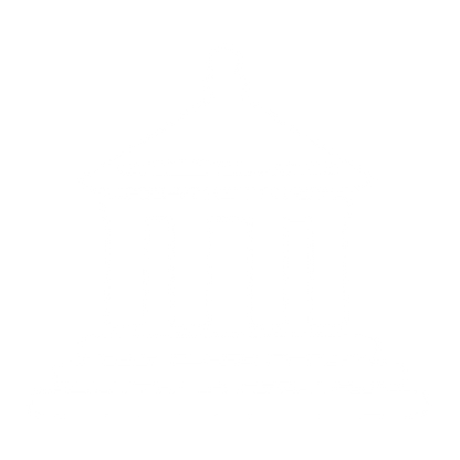 Classical Temple Building Logo #ffffff