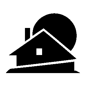 House and Sun Logo