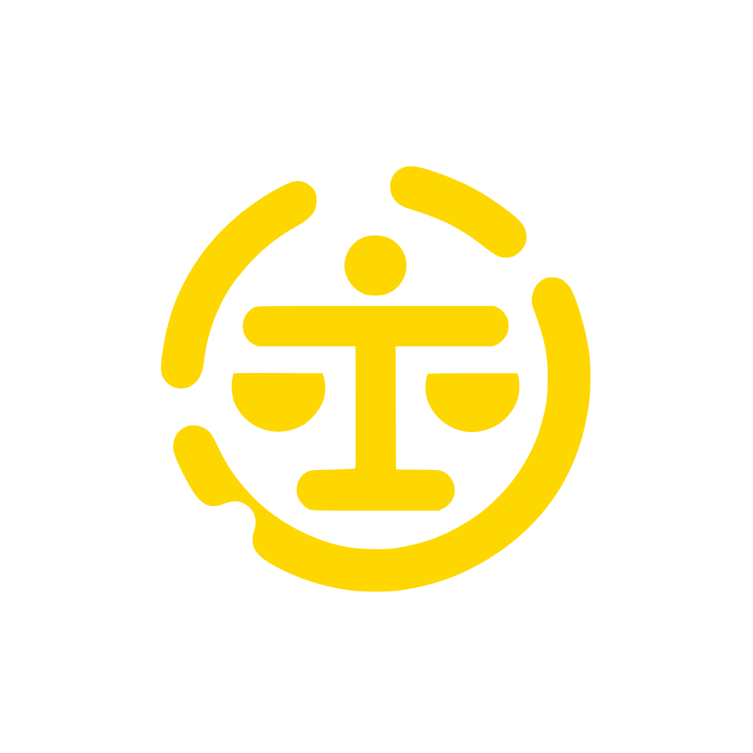 Balance Logo #FFD700