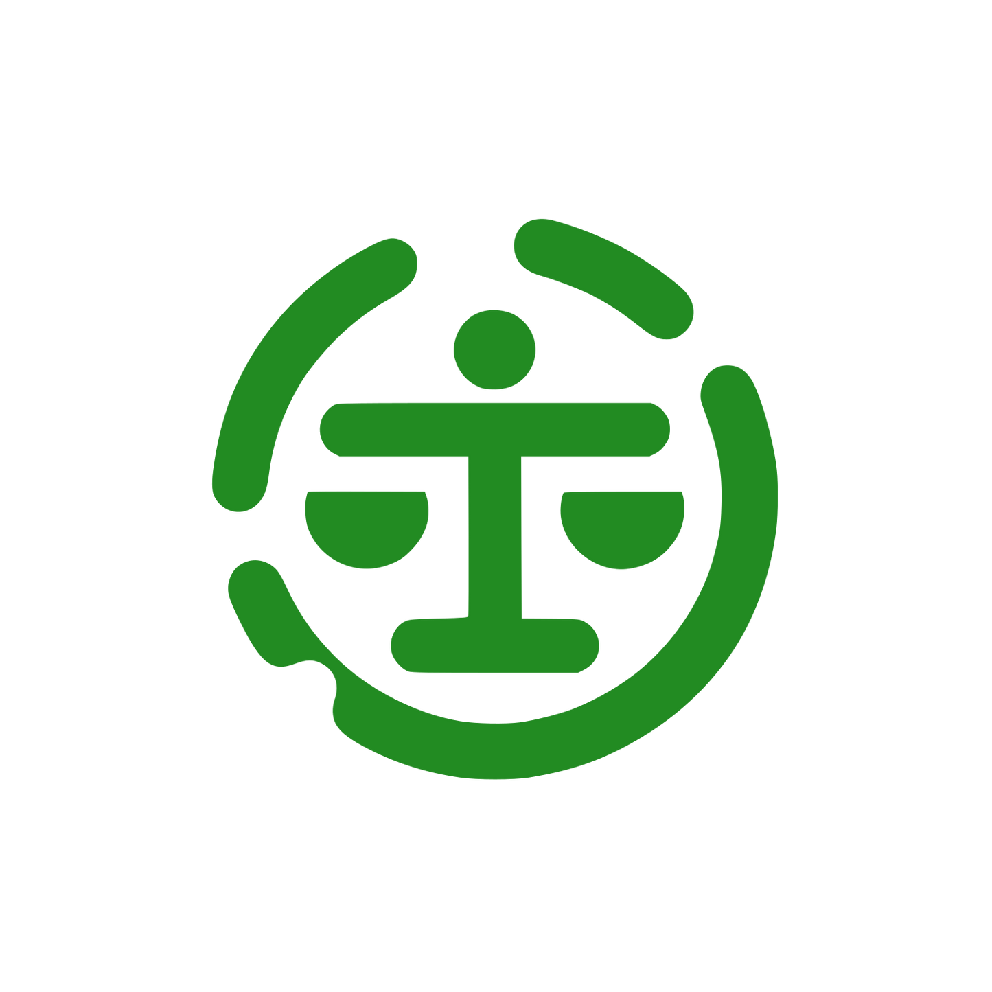 Balance Logo #228B22