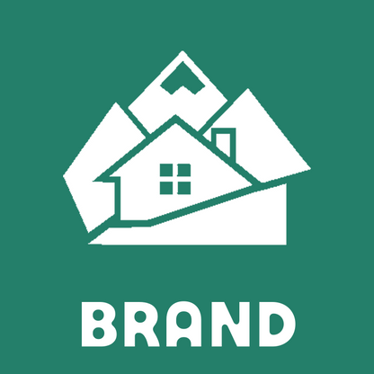 Mountain Cabin Overlap Logo preview