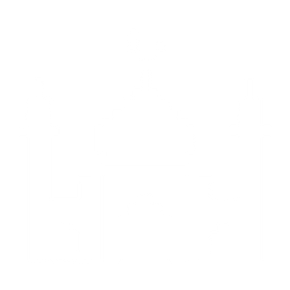Pixel Mosque Logo #ffffff
