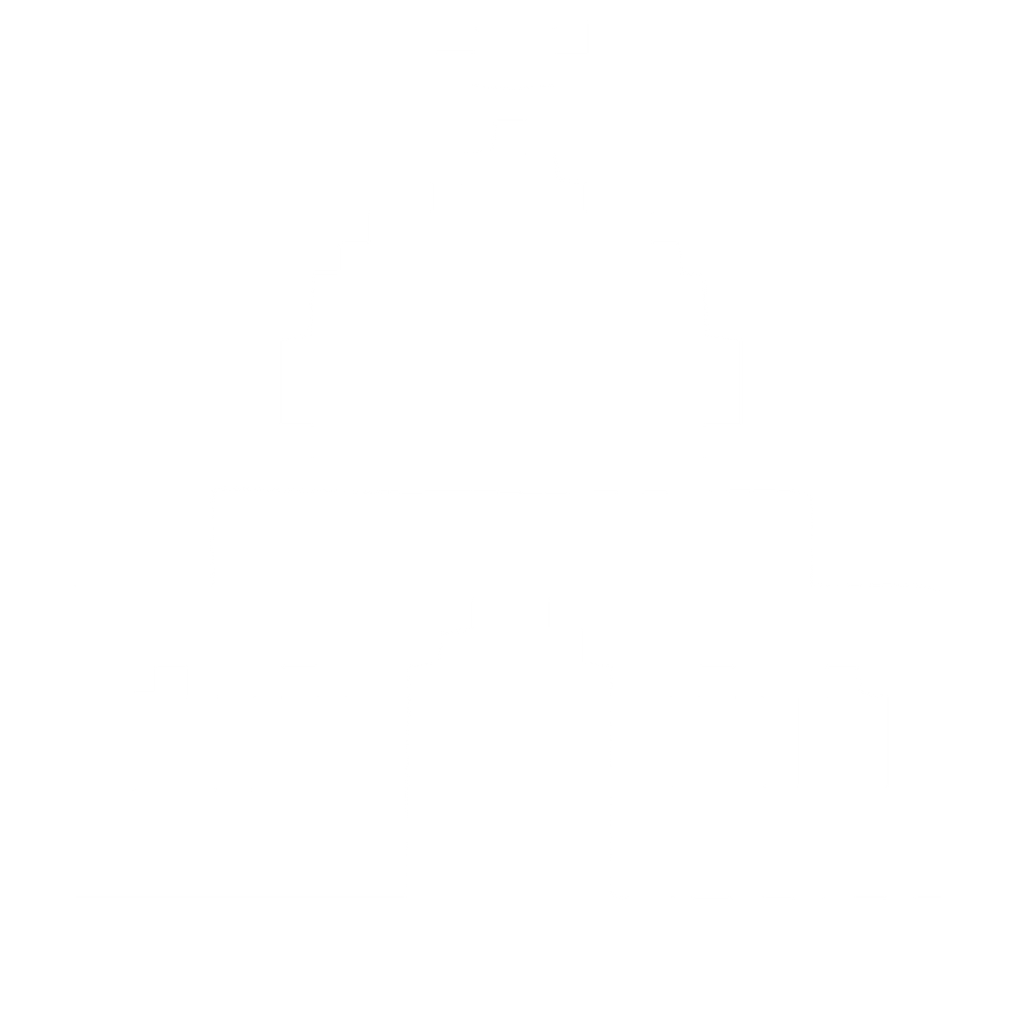 Pixel Mosque Logo #ffffff