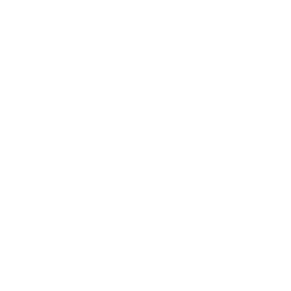 Pixel Mosque Logo #ffffff