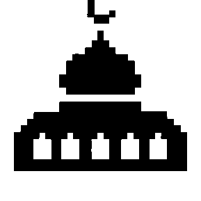 Pixel Mosque Dome Logo