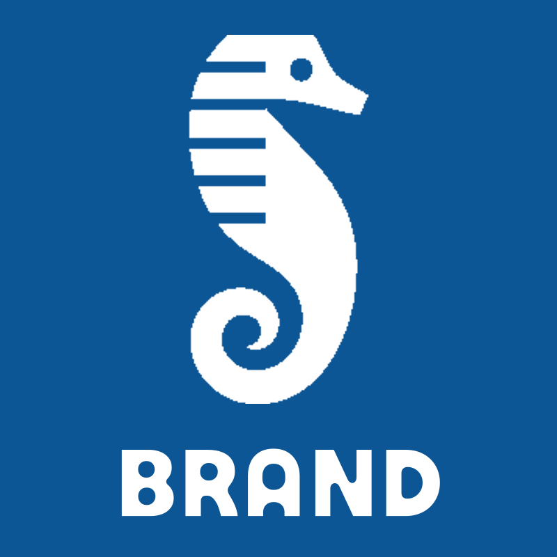 Striped Seahorse Logo preview