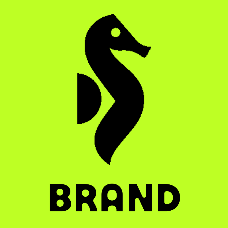 Geometric Seahorse Logo preview