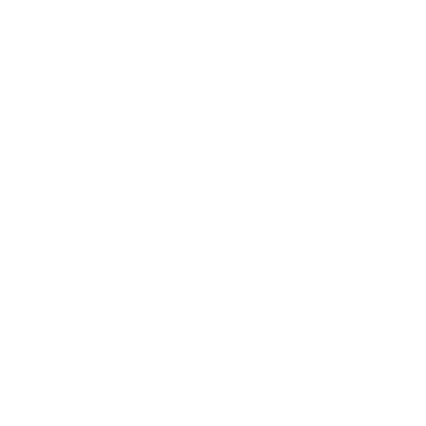 Geometric Seahorse Logo #ffffff