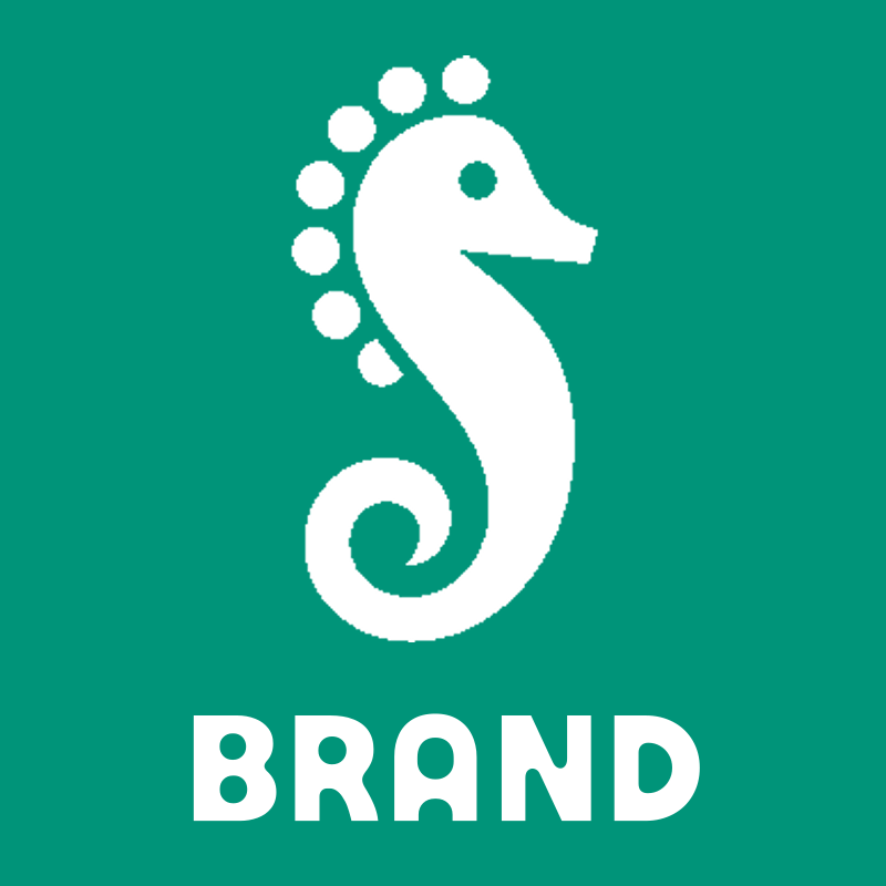 Seahorse Dotted Spine Logo preview