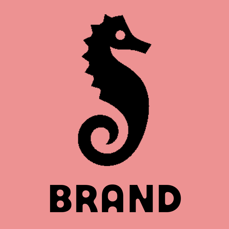 Seahorse Silhouette Logo preview
