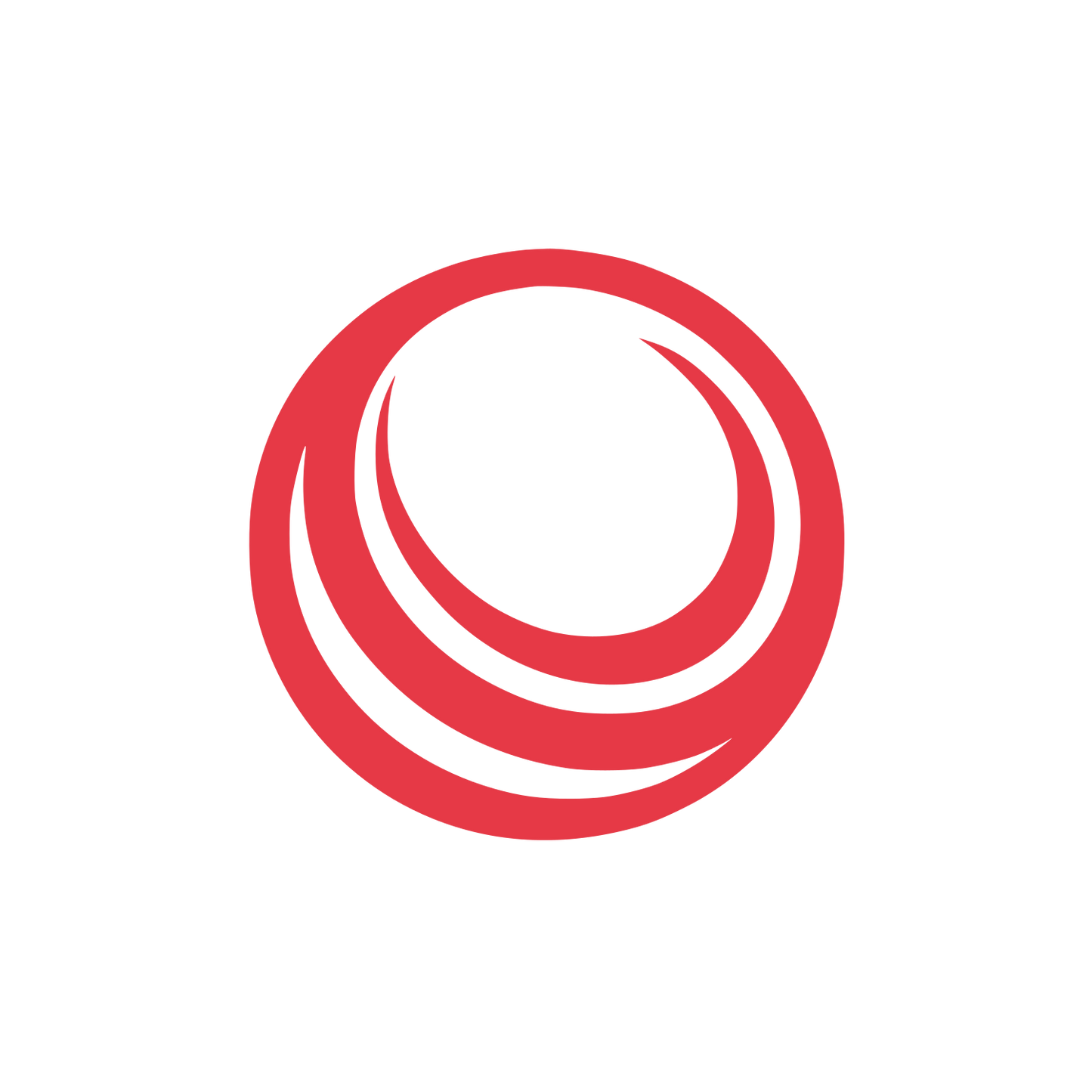Circle Swoosh Logo #E63946