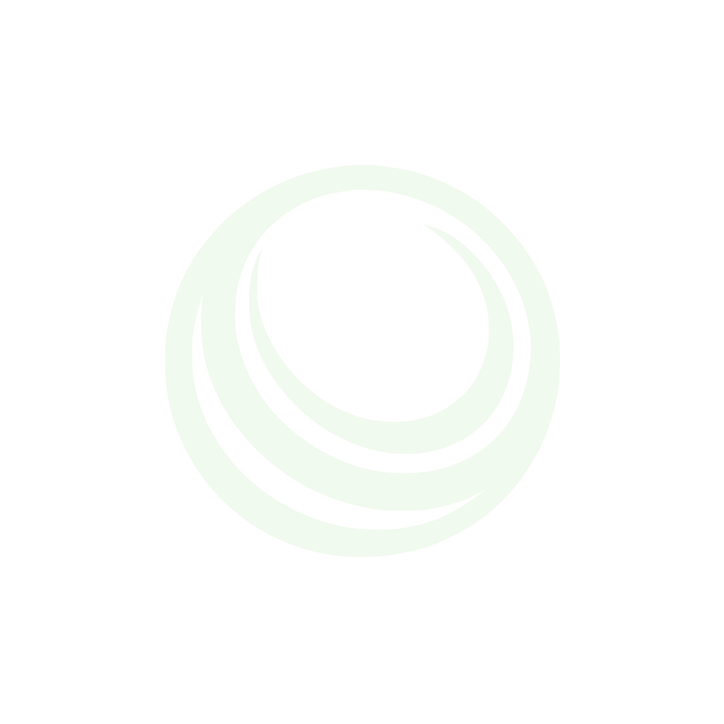 Circle Swoosh Logo #F1FAEE