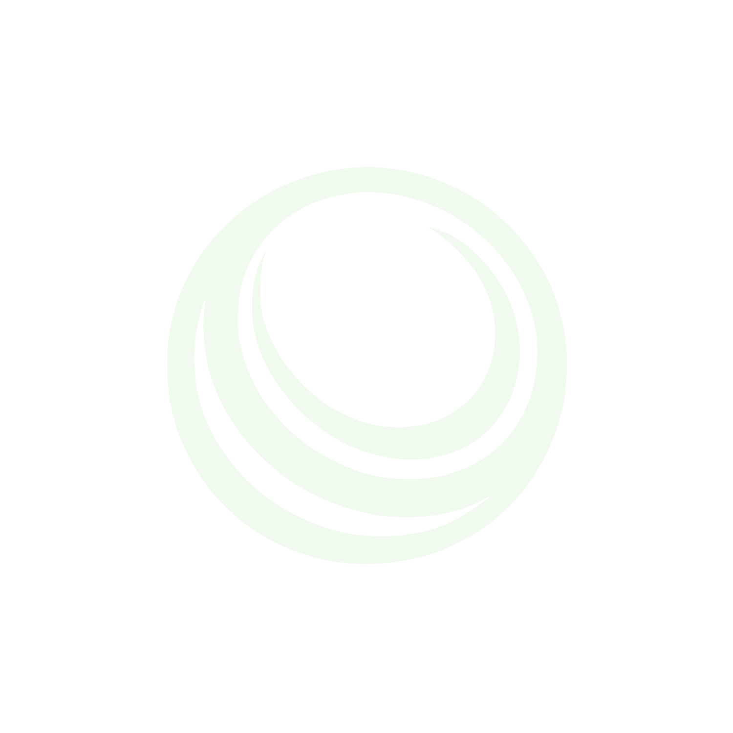 Circle Swoosh Logo #F1FAEE