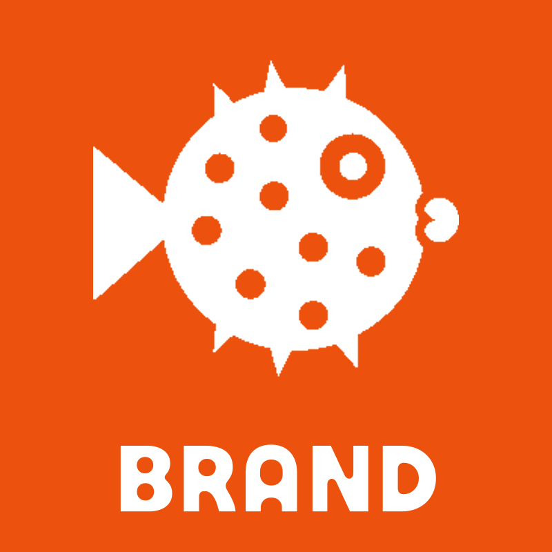 Pufferfish Spiky Bold Logo preview