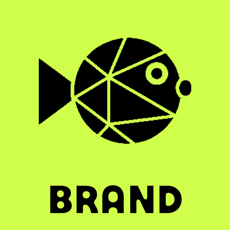 Geometric Pufferfish Logo preview