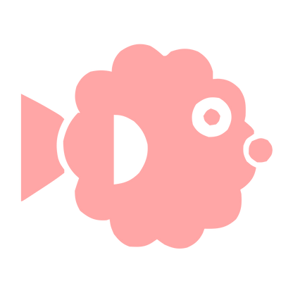 Pufferfish Bold Logo #ffa6a6