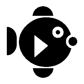 Pufferfish Play Button Logo