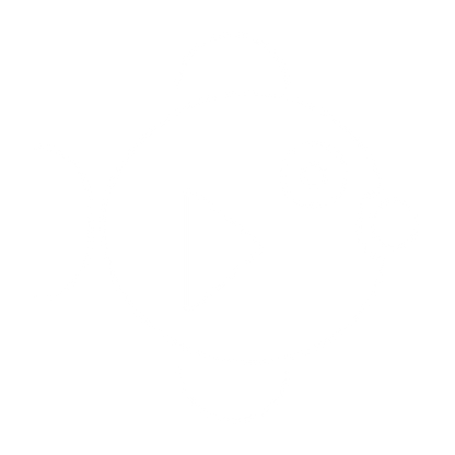 Pufferfish Play Button Logo #ffffff