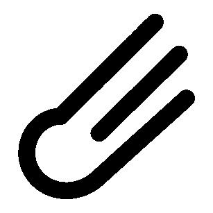 Monoline Comet Tail Logo
