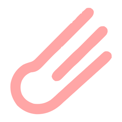 Monoline Comet Tail Logo #ffa6a6